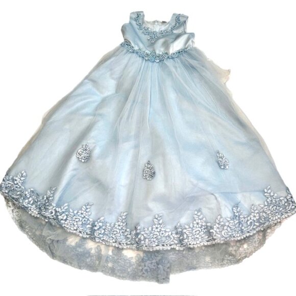 Cinderella Dress Halloween Costume Special Occasion Dress Blue Girl's Size 10/11 - Picture 1 of 4